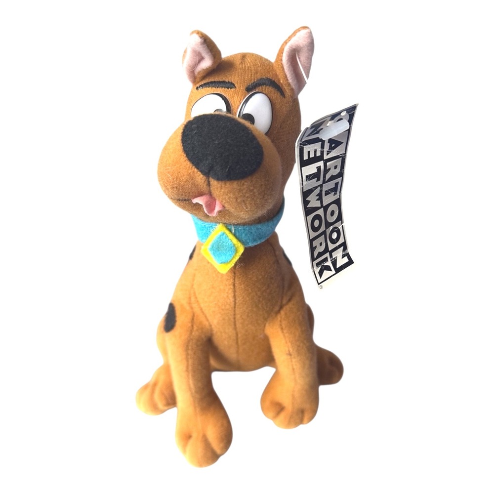 VTG 1998 Cartoon Network Scooby-Doo Plush Dog Stuffed Animal Toy‎ with Tags 8"
